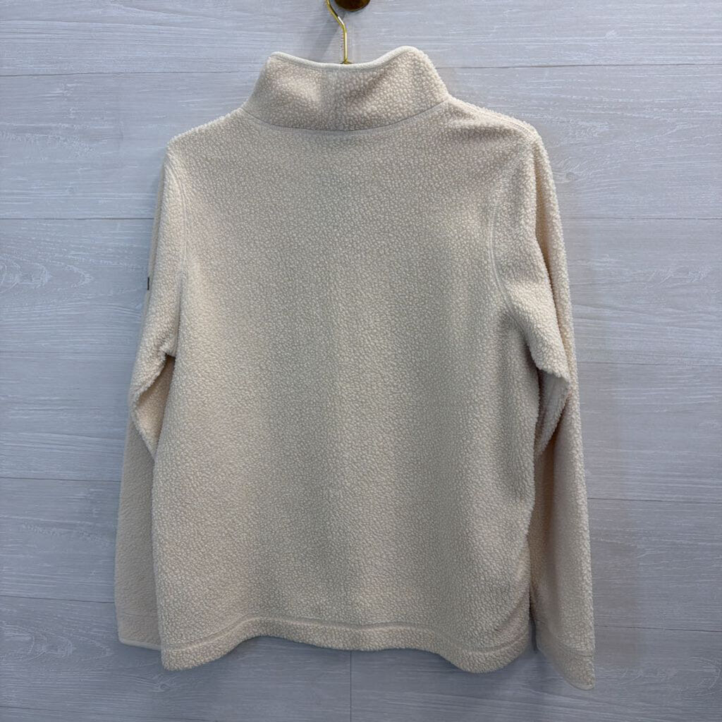 LL Bean Sherpa Mockneck Pullover Large