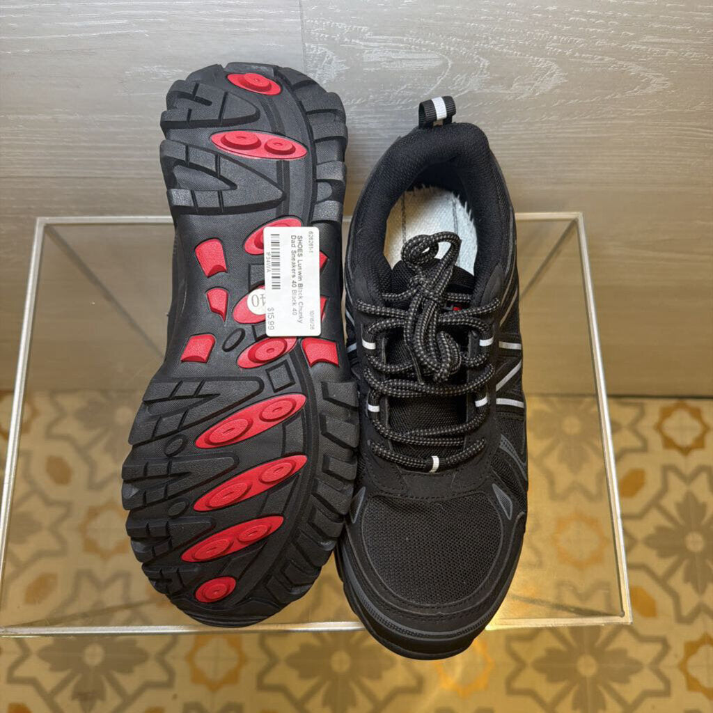 Black Chunky Dad Sneakers 40