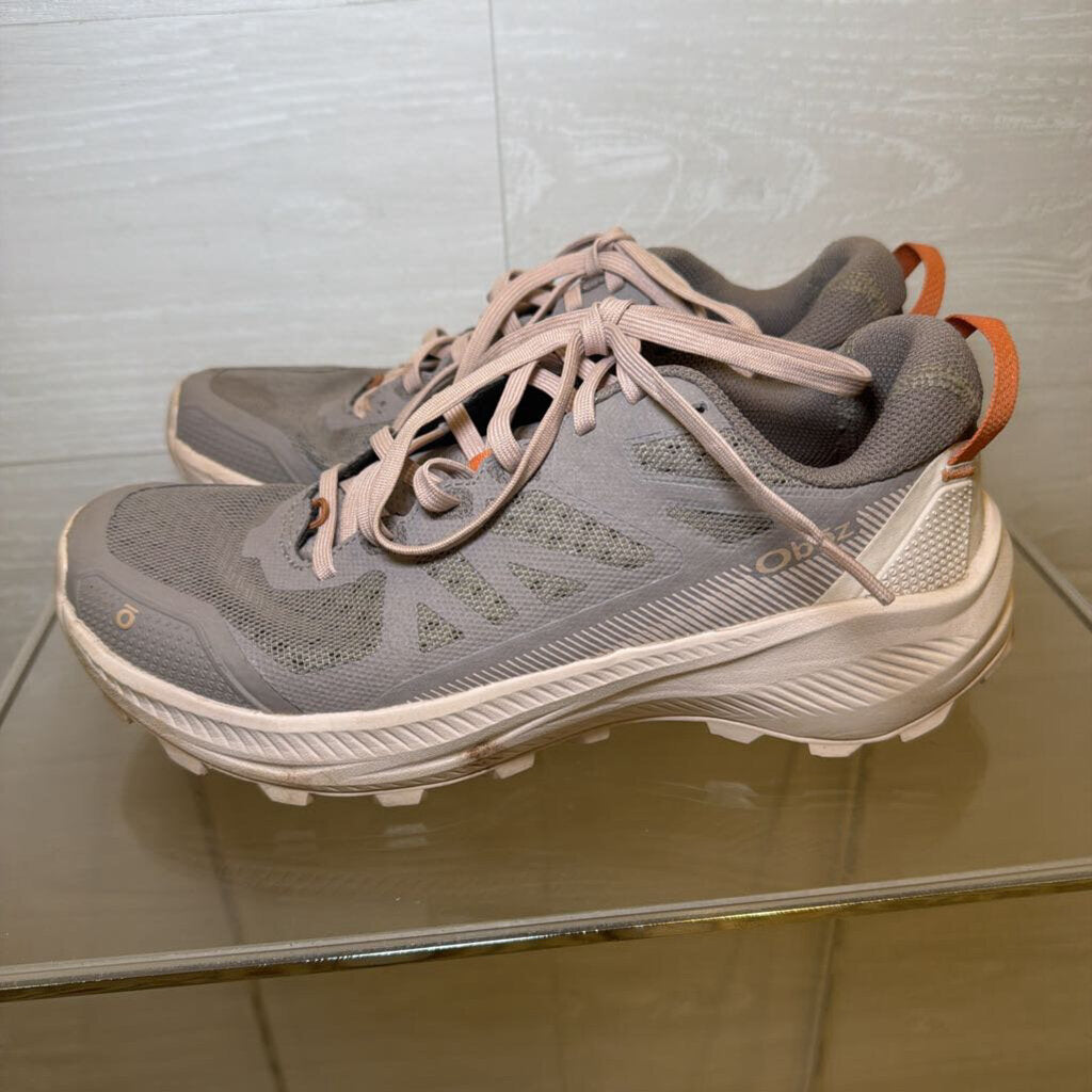 Oboz Grey Mesh Hiking Sneakers 8.0
