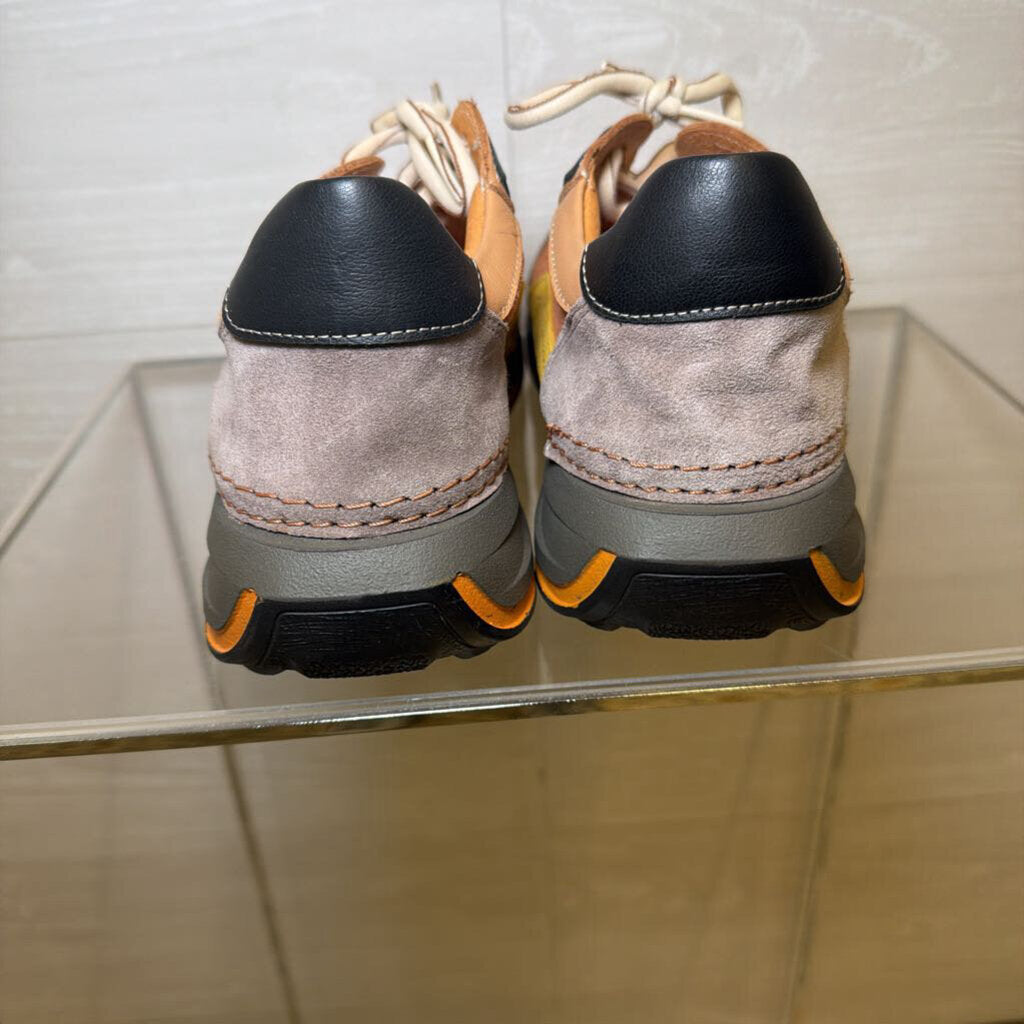 Multicolor Suede-Look Sneaker