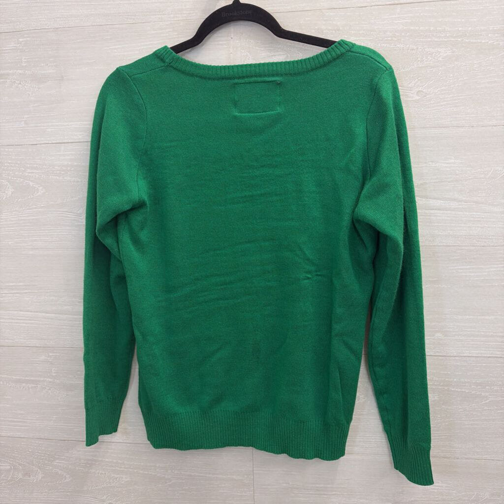 Tipsy Elves Ginger Bread Sequin Sweater Small