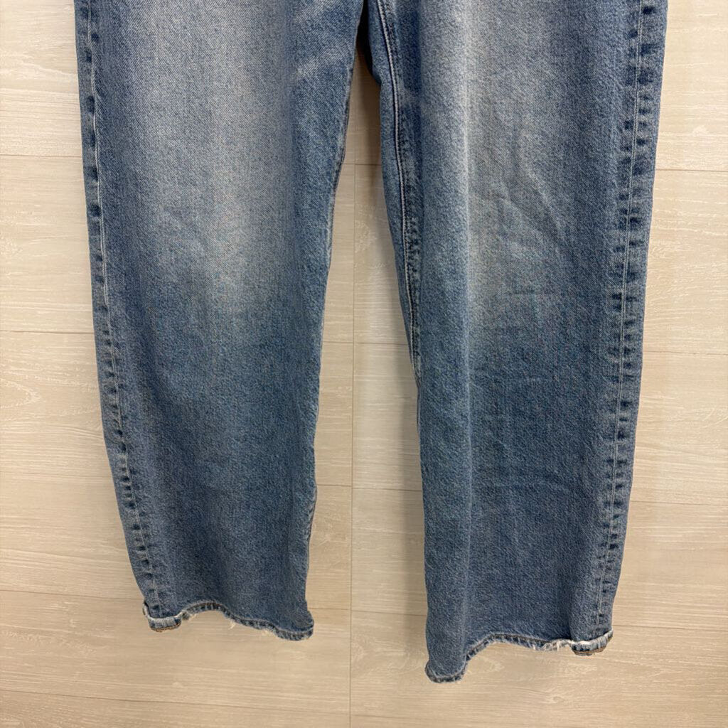 American Eagle Curvy High Rise Baggy Straight 8