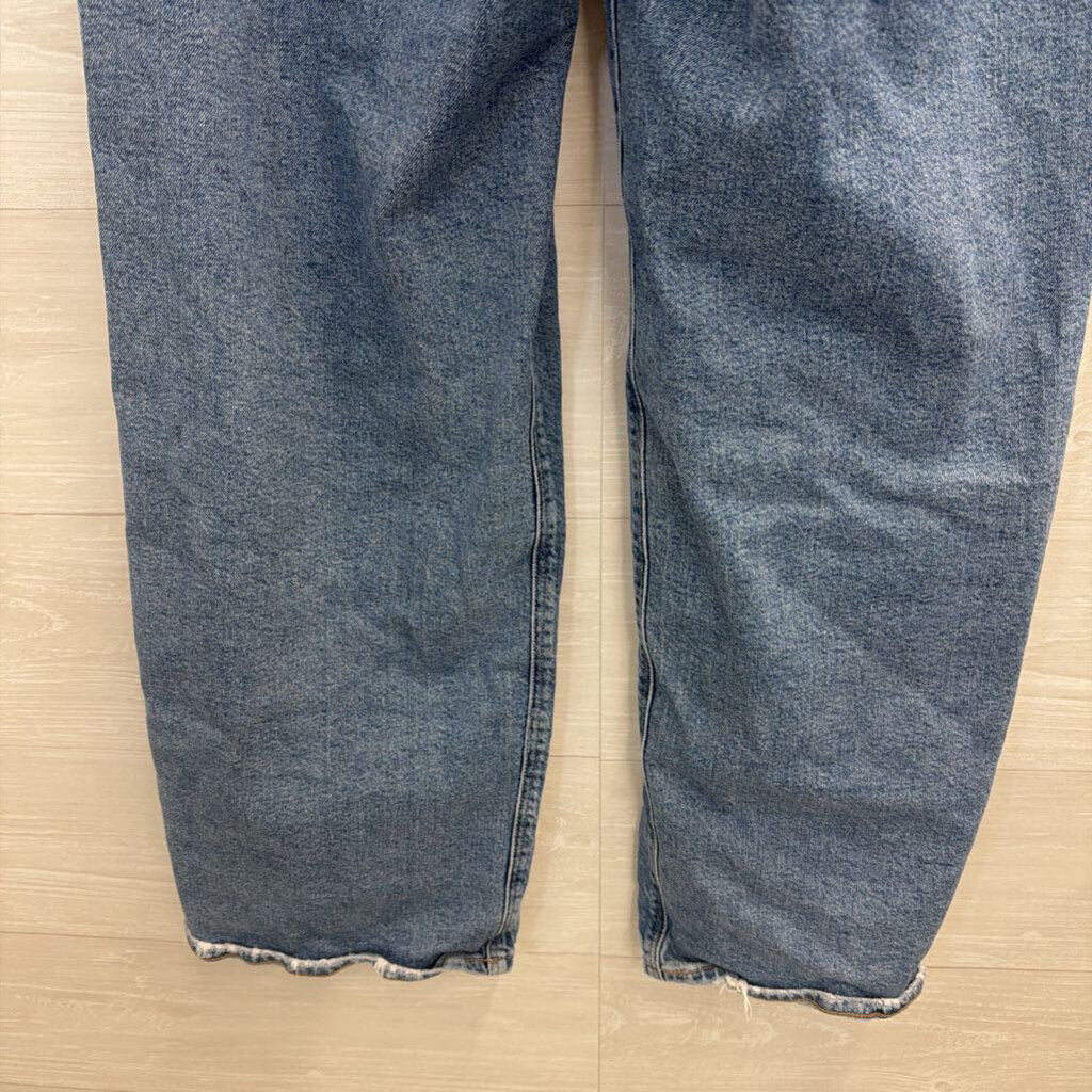 American Eagle Curvy High Rise Baggy Straight 8