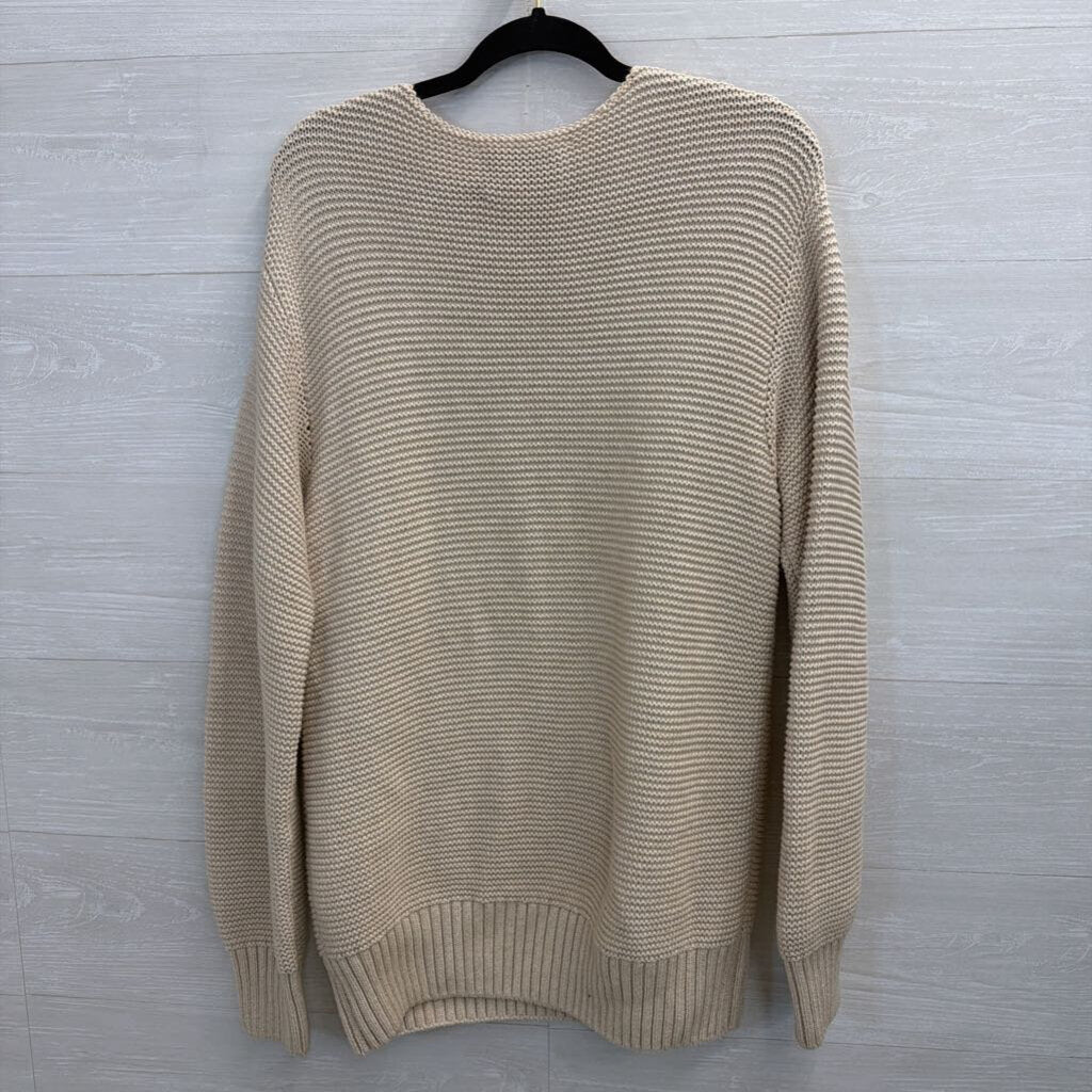 Filson Beige 100% Knit Sweater Large