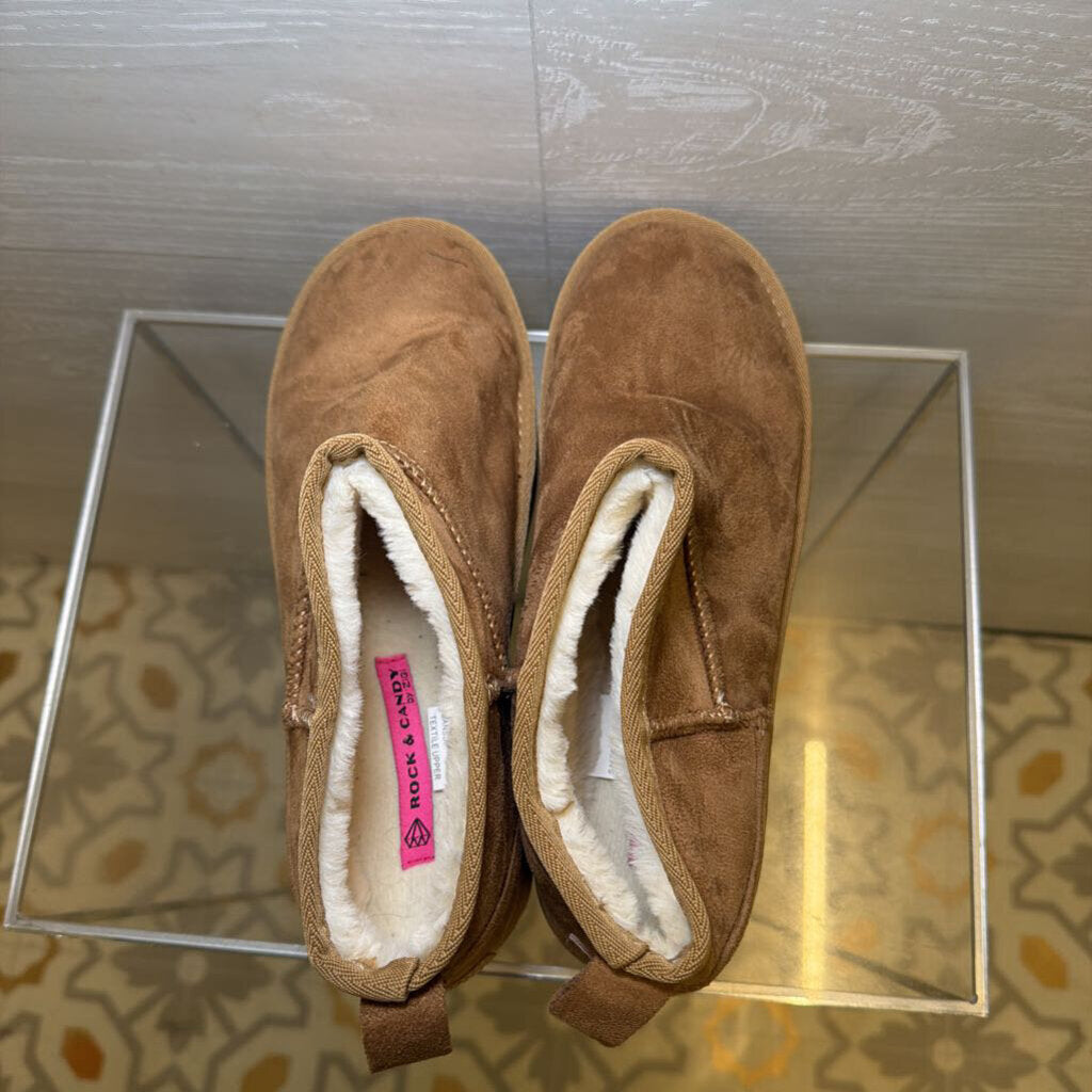 Chestnut Platform Mini Boots 7.5