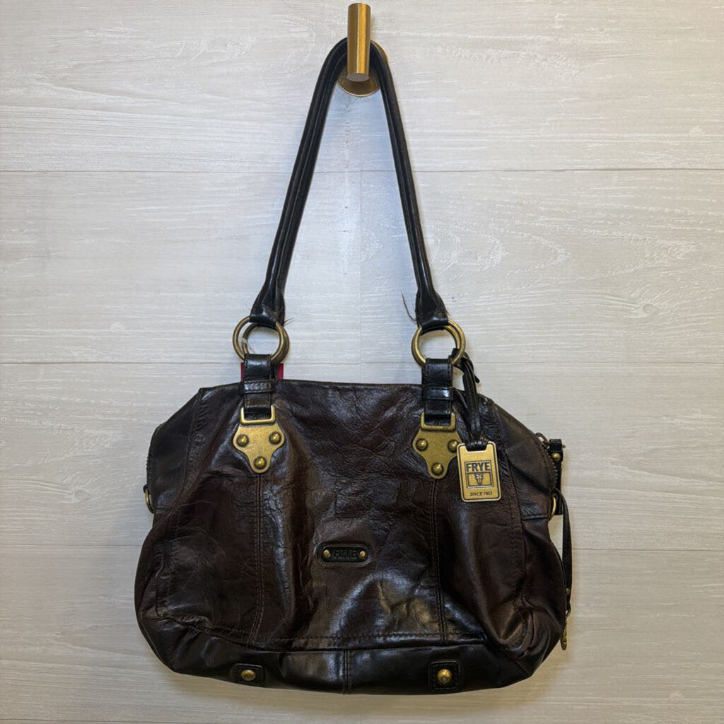 Frye Espresso Leather Satchel