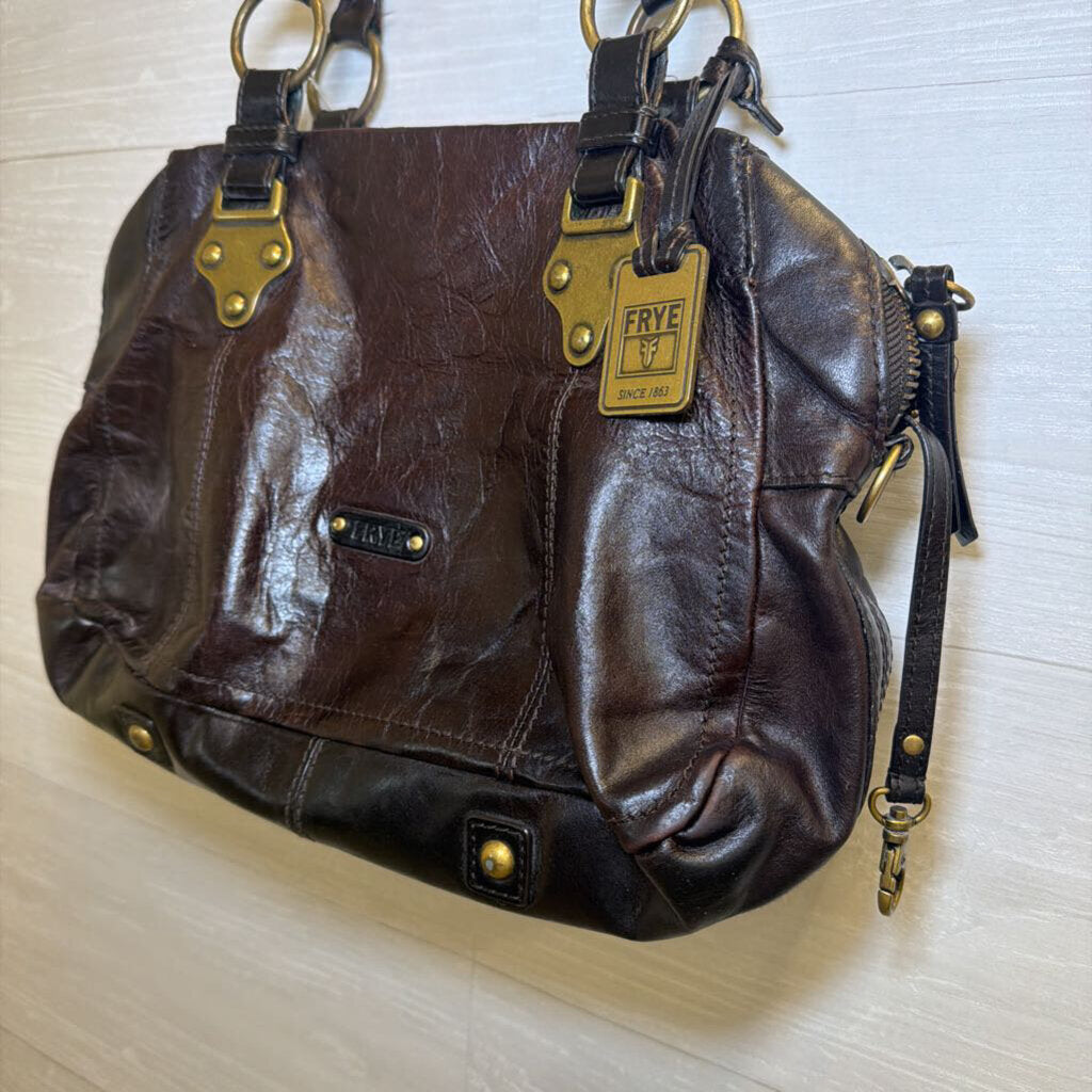 Frye Espresso Leather Satchel