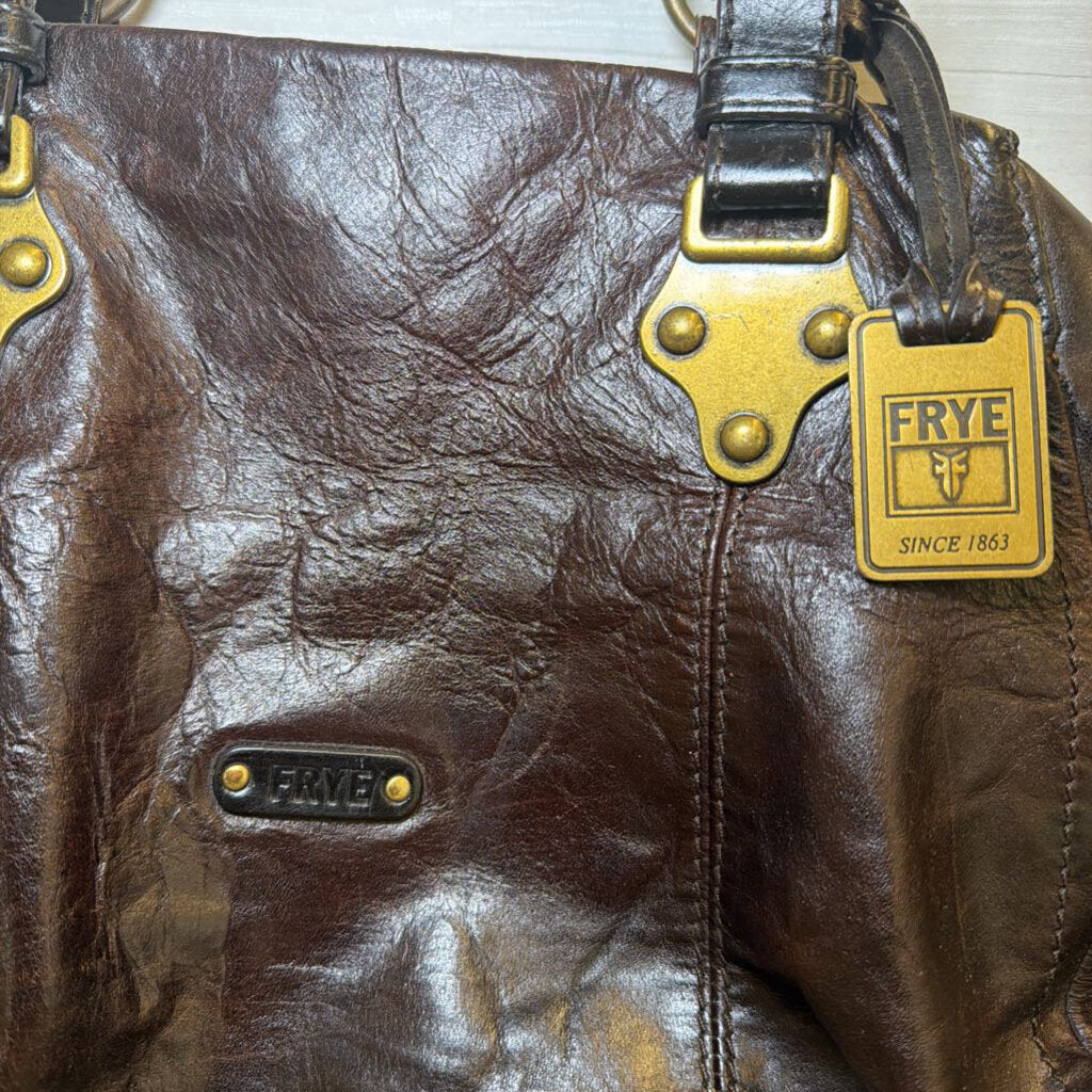 Frye Espresso Leather Satchel