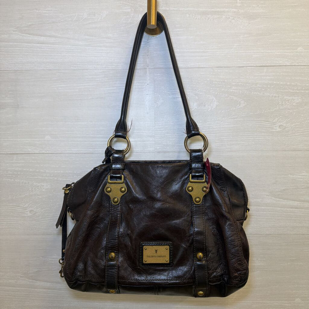 Frye Espresso Leather Satchel