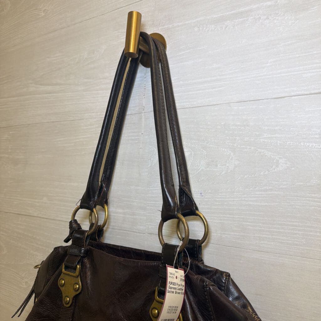 Frye Espresso Leather Satchel