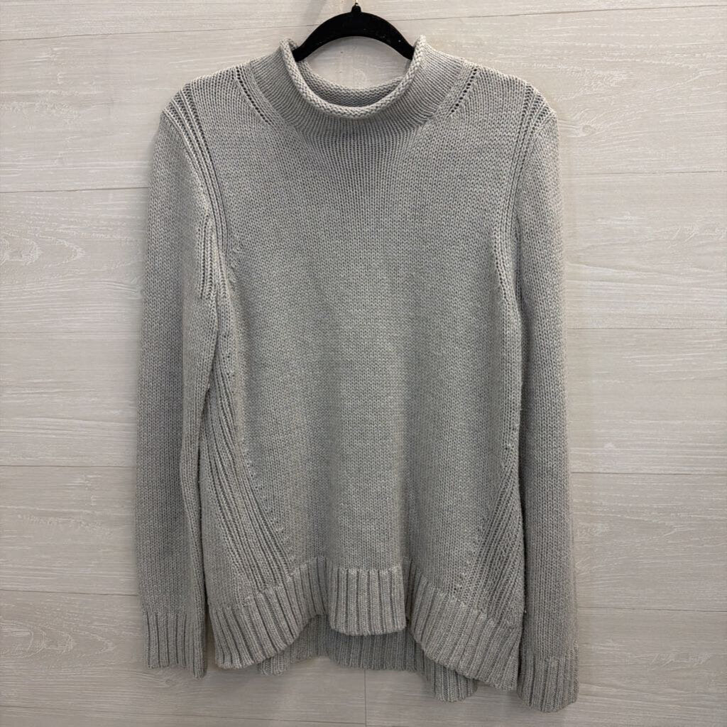 J. Crew 100% Cotton Grey Rollneck Sweater Large
