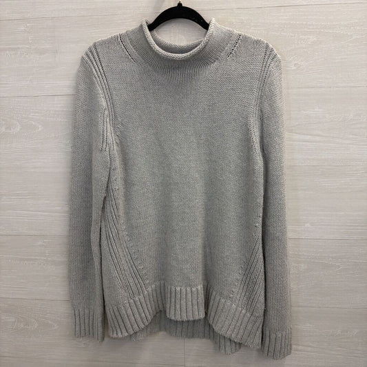 J. Crew 100% Cotton Grey Rollneck Sweater Large
