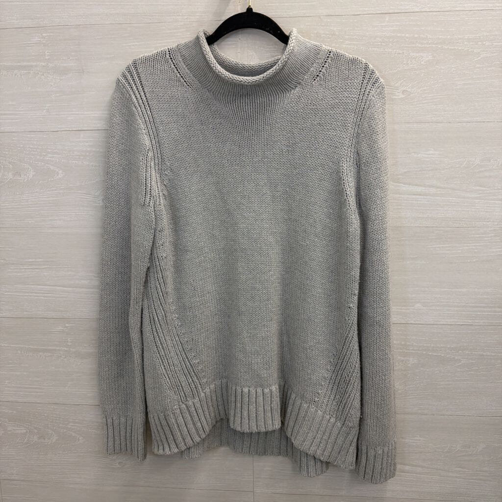 J. Crew 100% Cotton Grey Rollneck Sweater Large