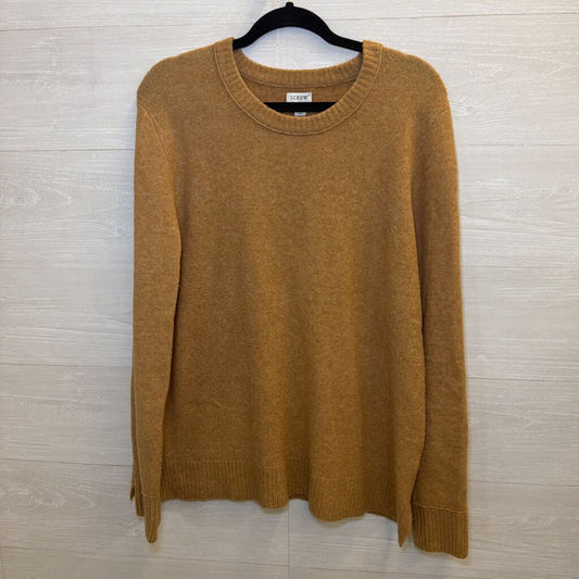 J. Crew Camel Scoop Neck Sweater Large