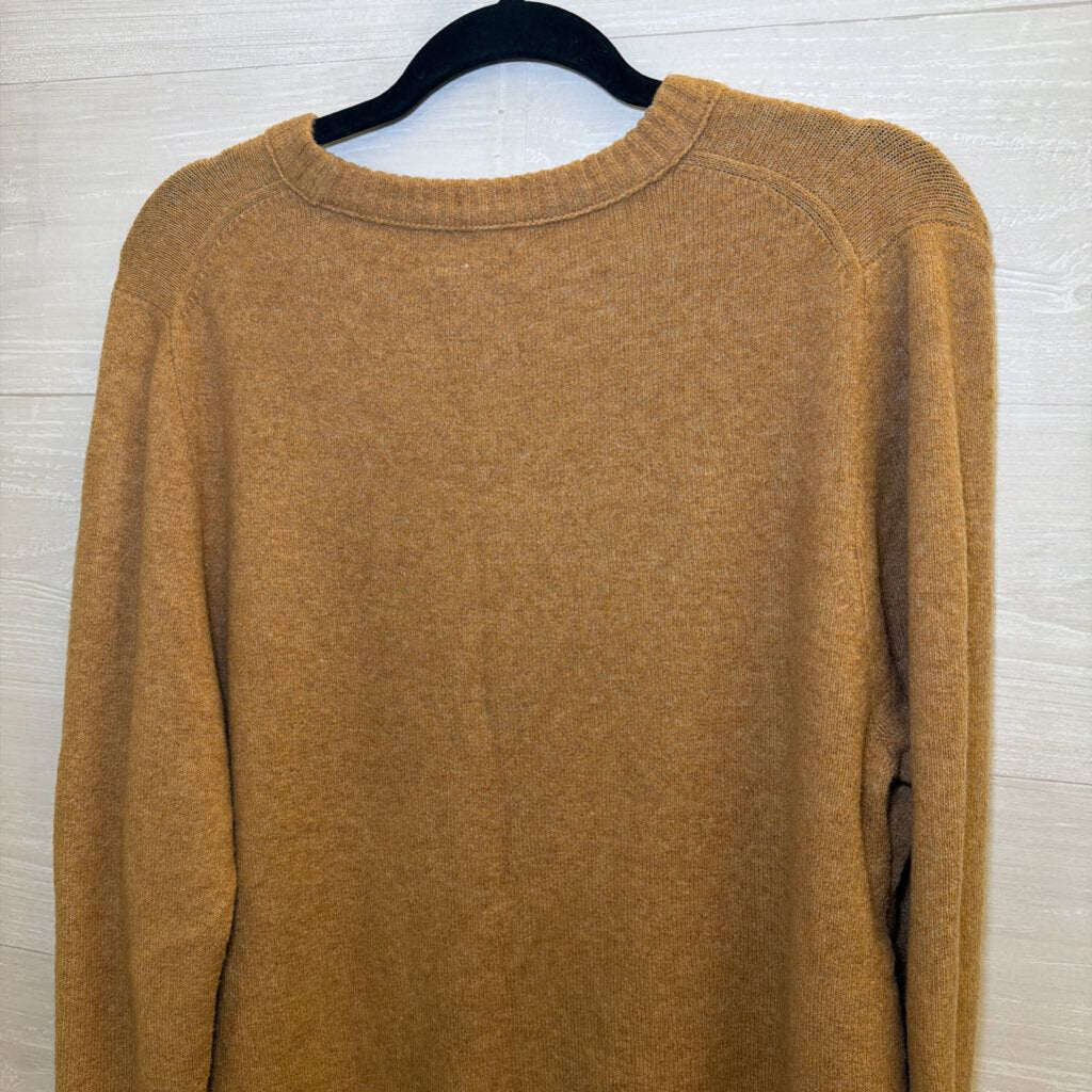 J. Crew Camel Scoop Neck Sweater Large