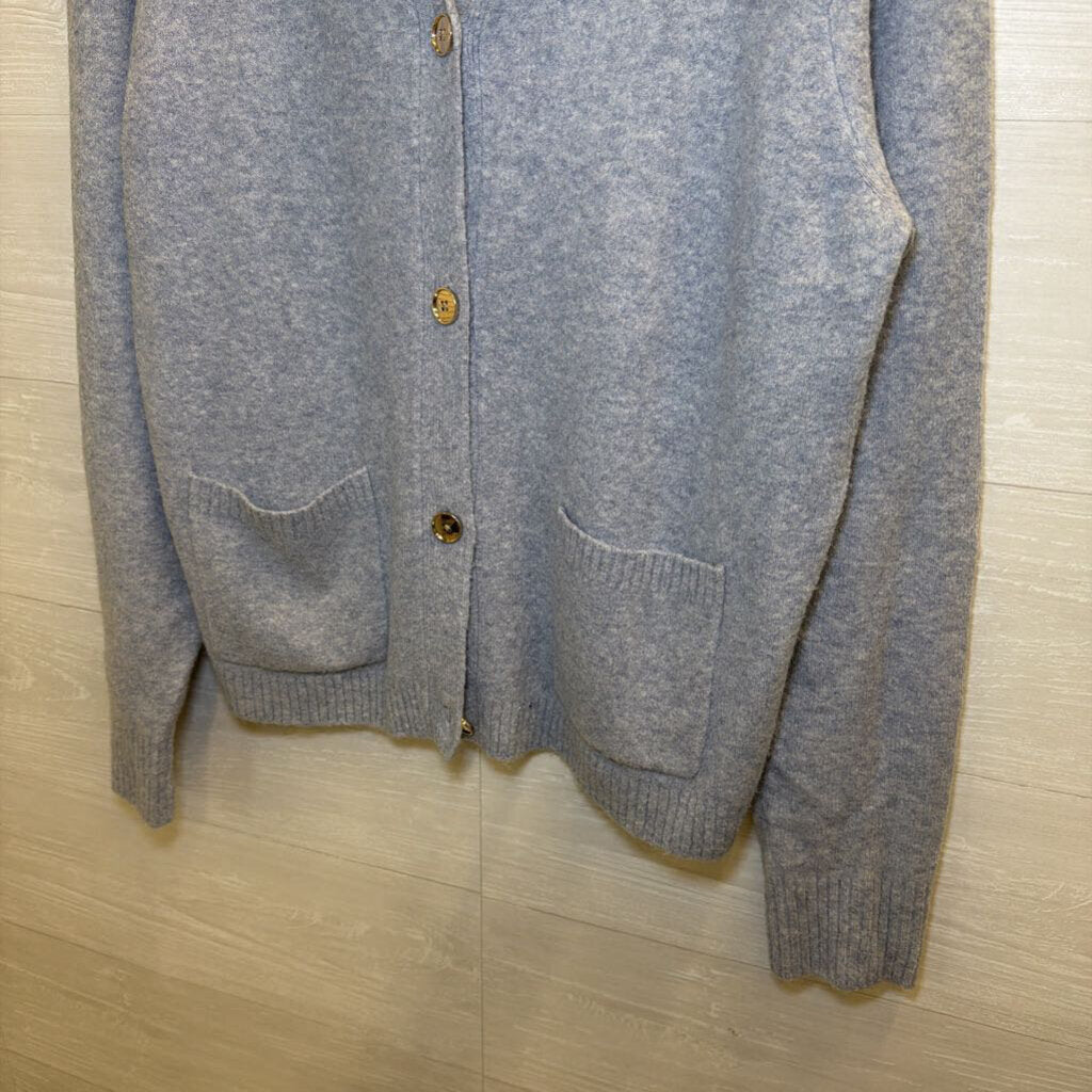 J. Crew Grey Cardigan Sweater Extra Large