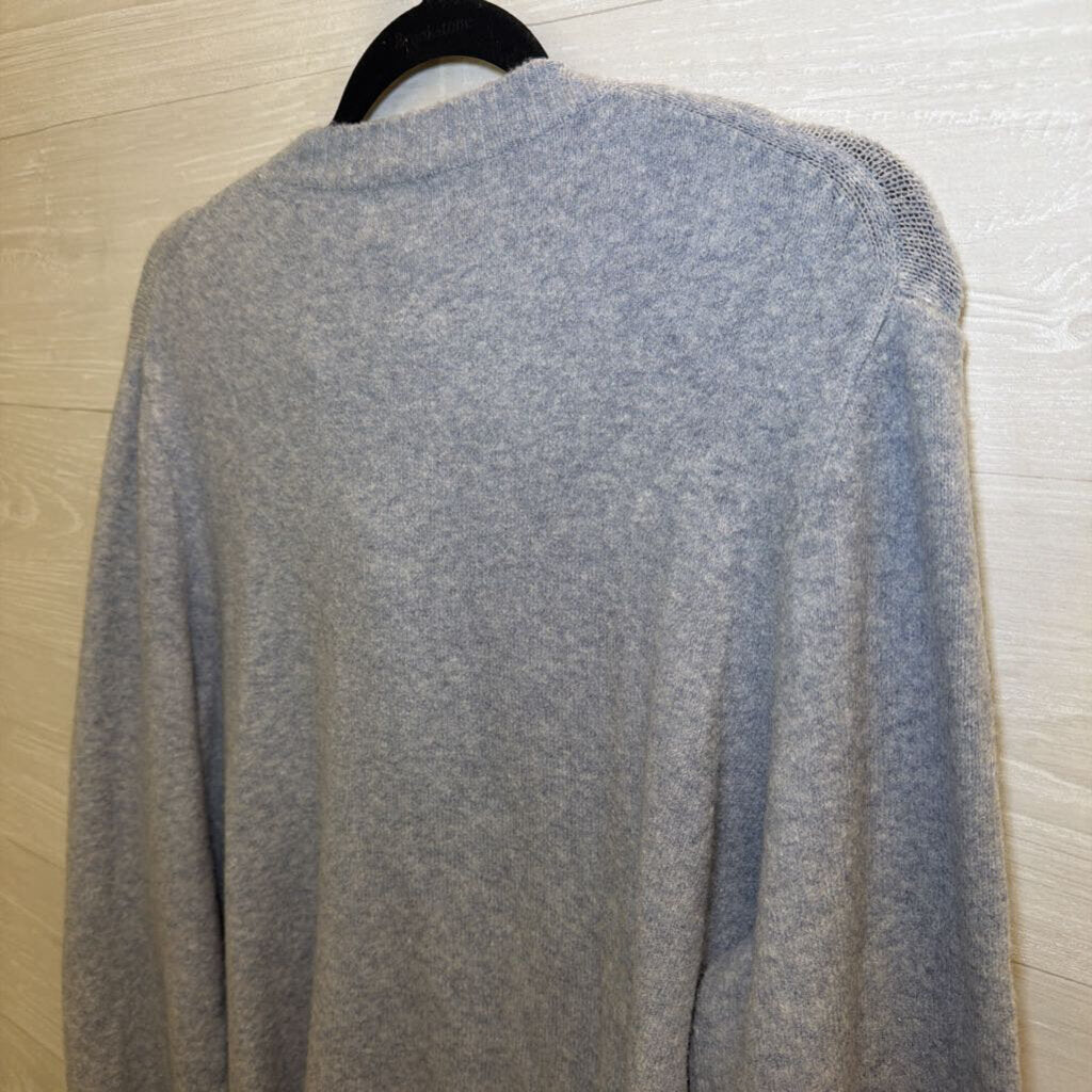 J. Crew Grey Cardigan Sweater Extra Large