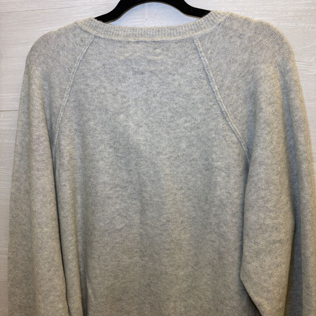 Lucky Brand Grey Button Henley Large