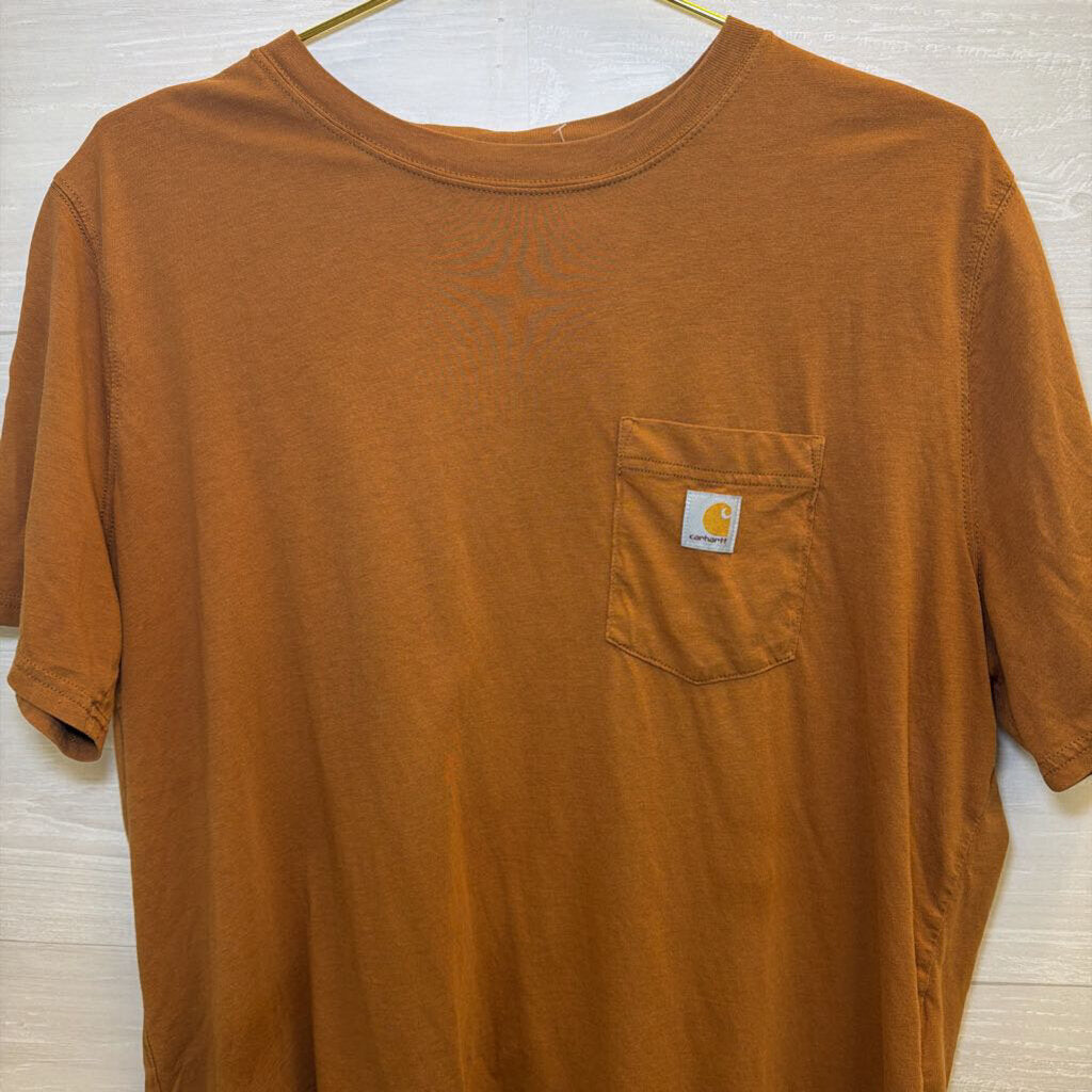 Carhartt Short Sleeve Boxy Brown Tee Large