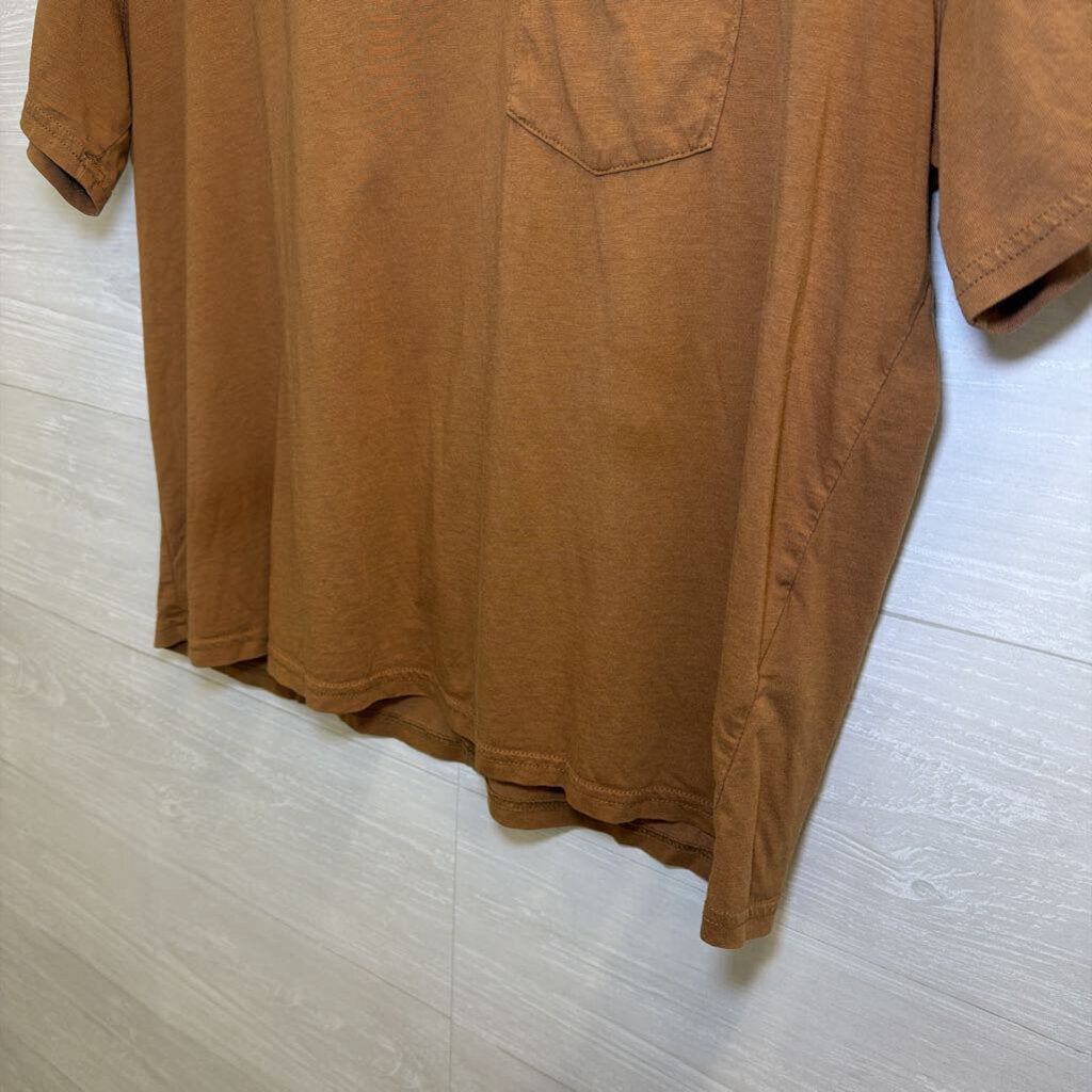 Carhartt Short Sleeve Boxy Brown Tee Large
