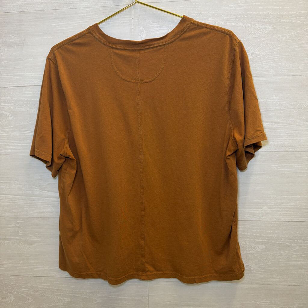 Carhartt Short Sleeve Boxy Brown Tee Large