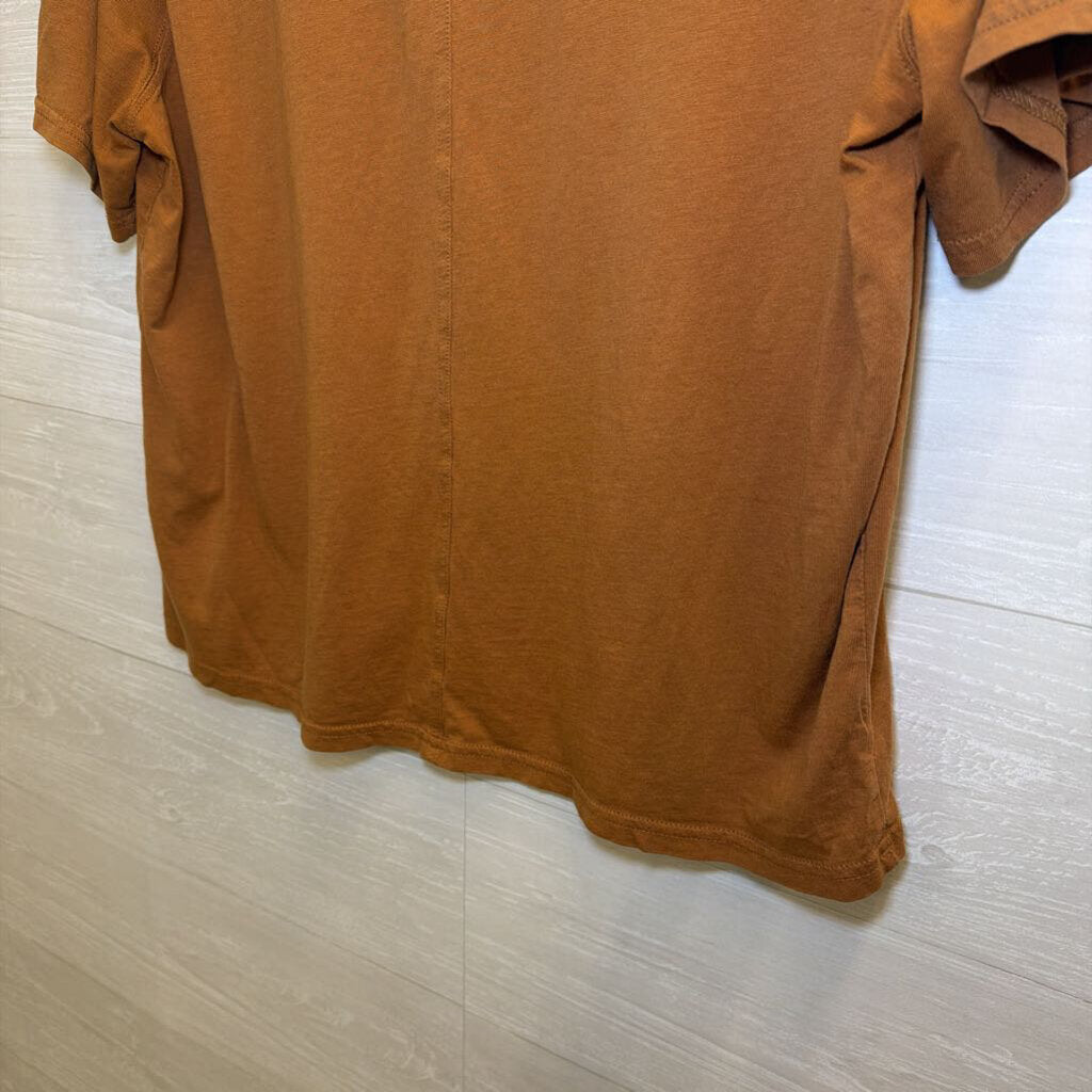 Carhartt Short Sleeve Boxy Brown Tee Large