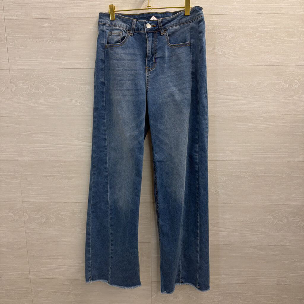 Stretch Wide Leg Jeans 10