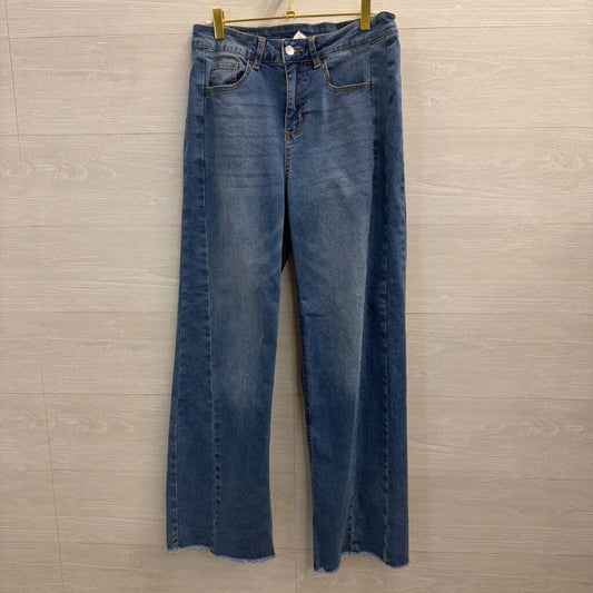 Stretch Wide Leg Jeans 10