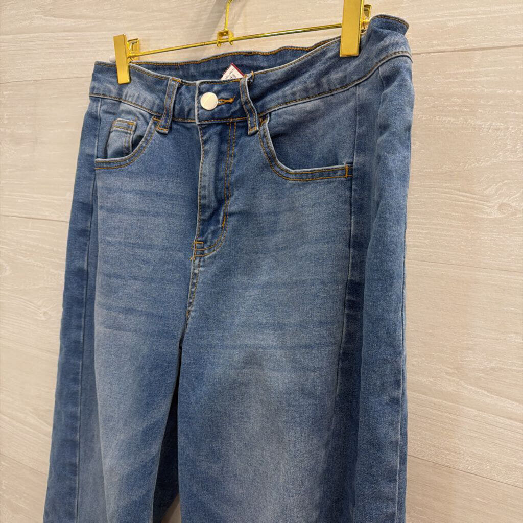 Stretch Wide Leg Jeans 10