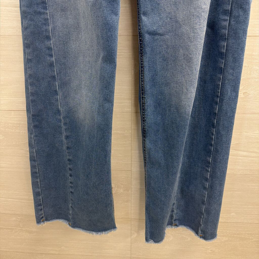 Stretch Wide Leg Jeans 10