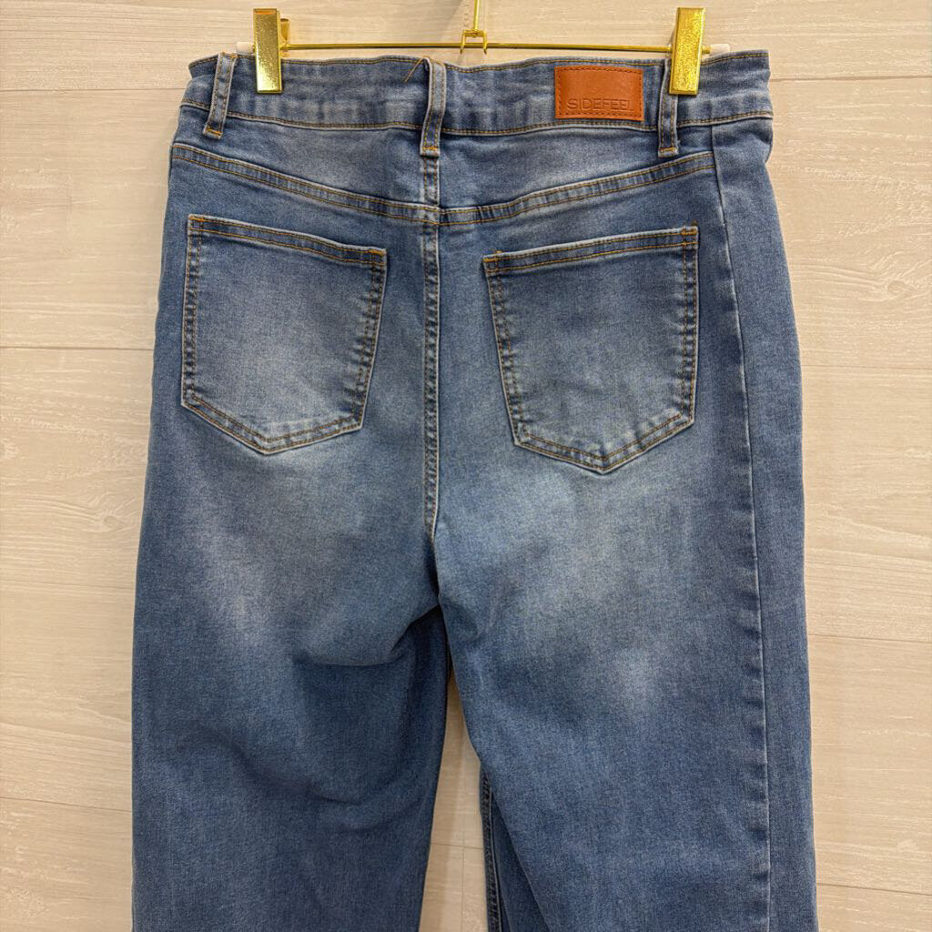 Stretch Wide Leg Jeans 10