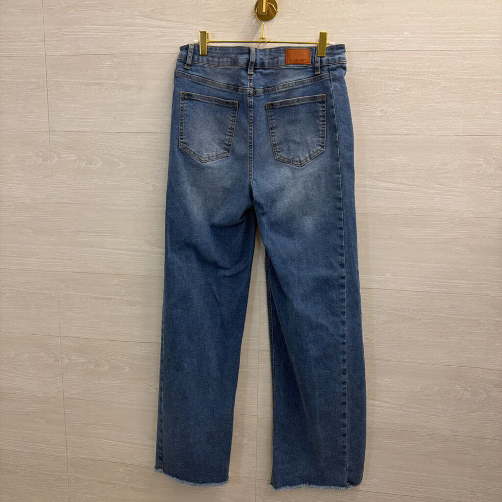 Stretch Wide Leg Jeans 10