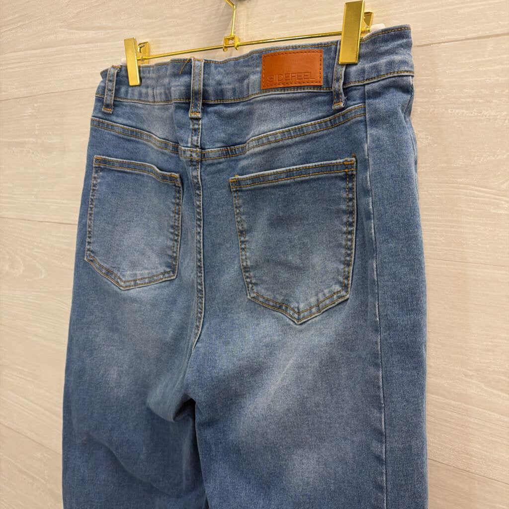 Stretch Wide Leg Jeans 10