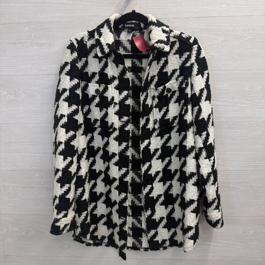 Black/White Houndstooth Jacket Small