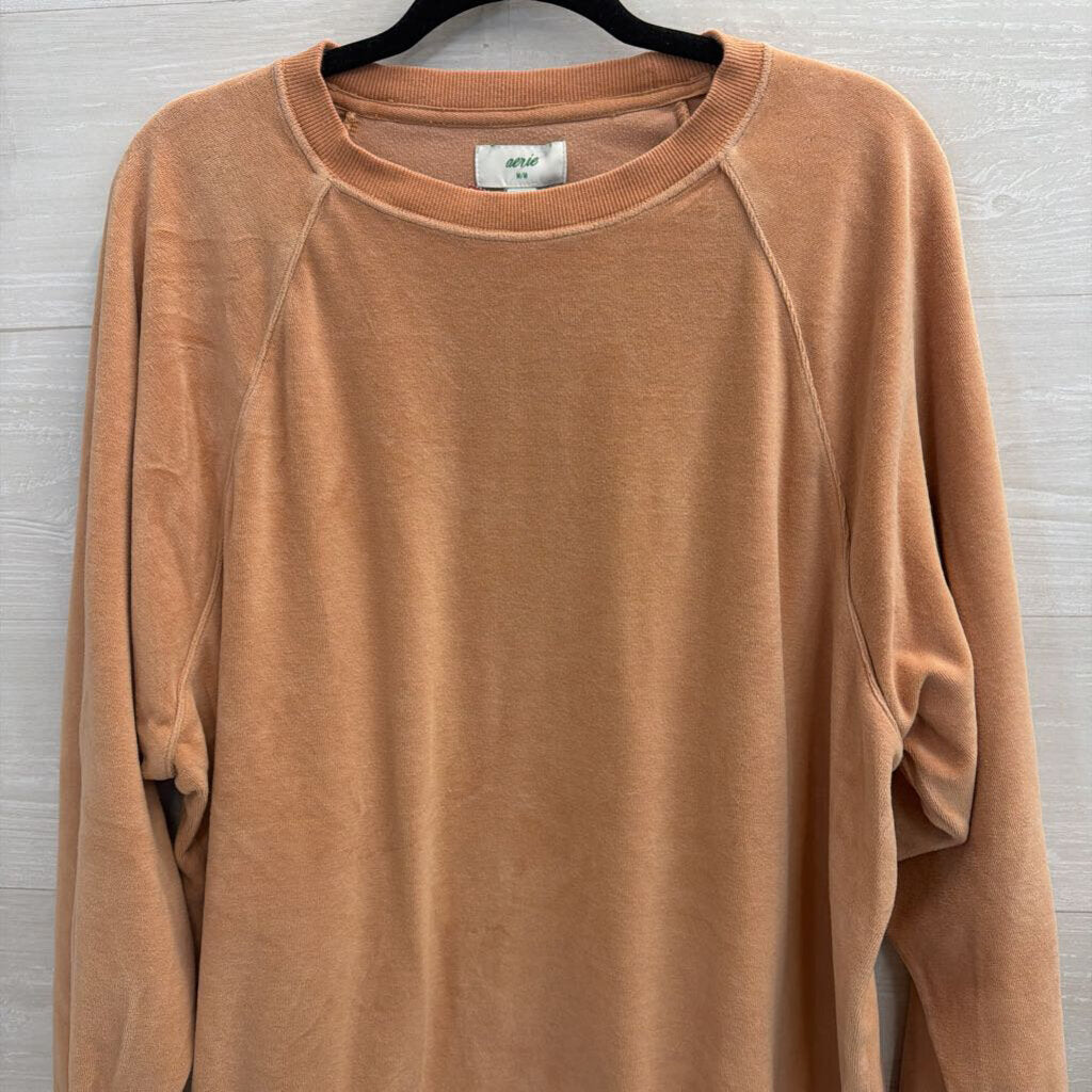 Aerie Peach Velour Set Medium