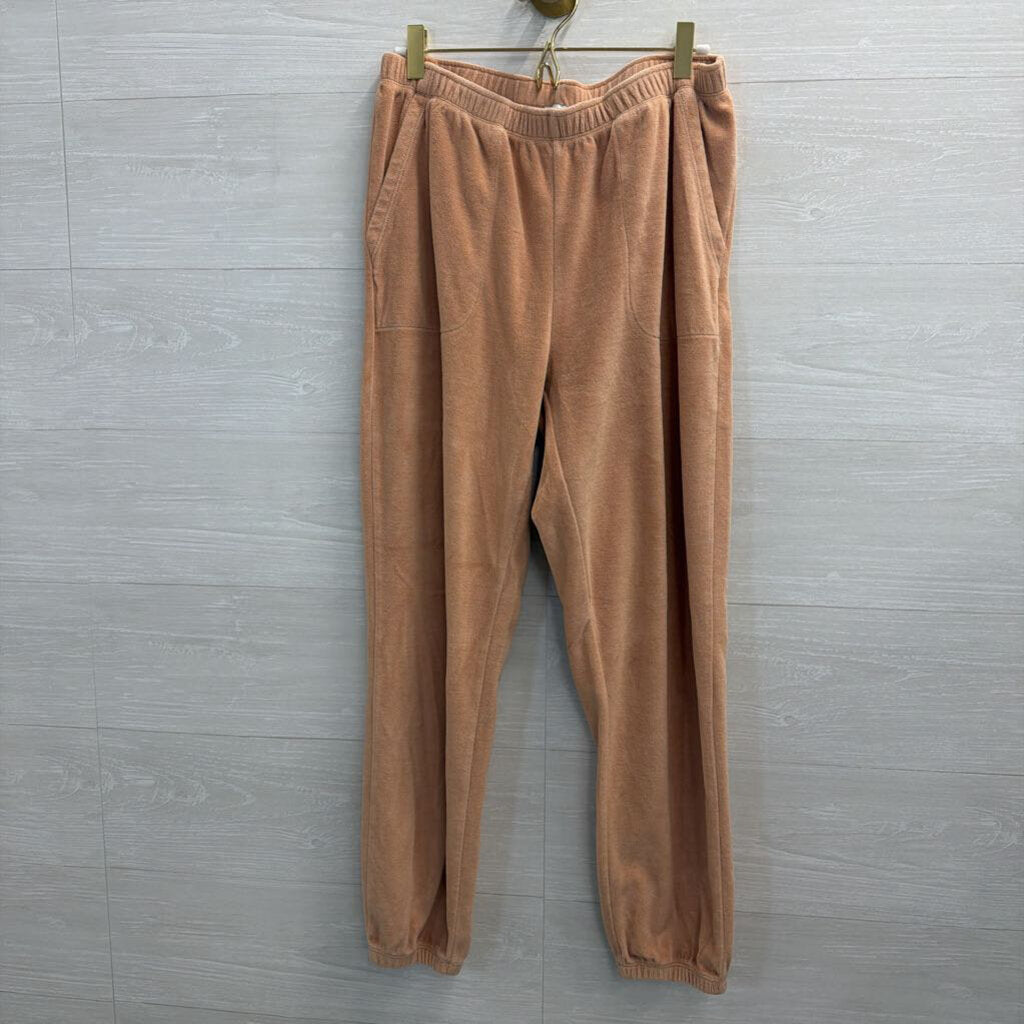 Aerie Peach Velour Set Medium