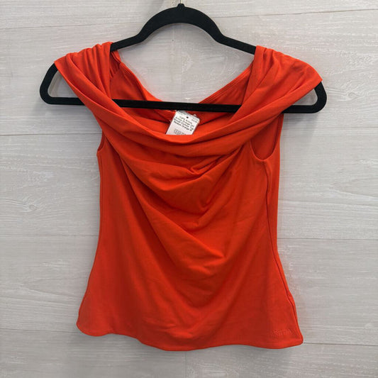 Aritzia Orange Off Should Contour Top Medium