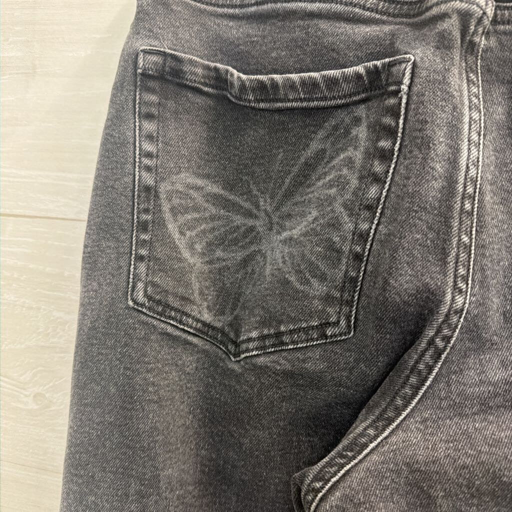 Hollister Black Jeans with Butterflies 10