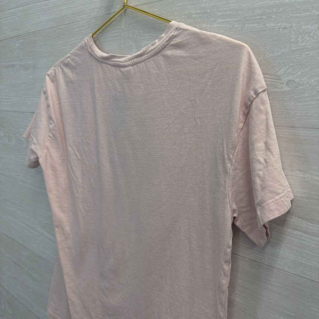 "Cherries" Graphic Pink Tee Small