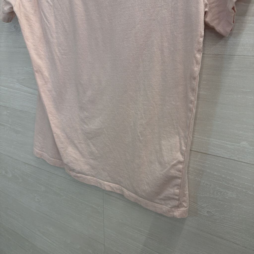 "Cherries" Graphic Pink Tee Small