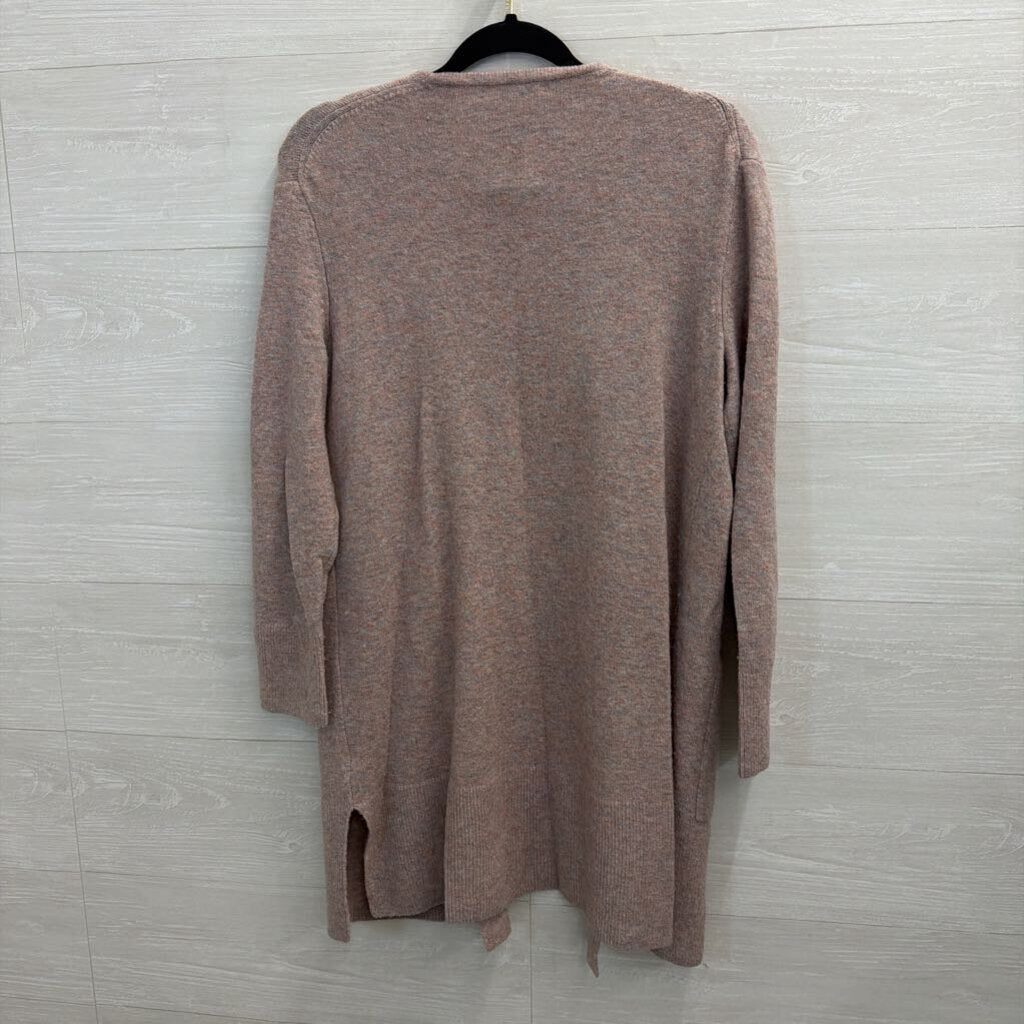 Madewell Long Cardigan Pinkish Extra Extra Small