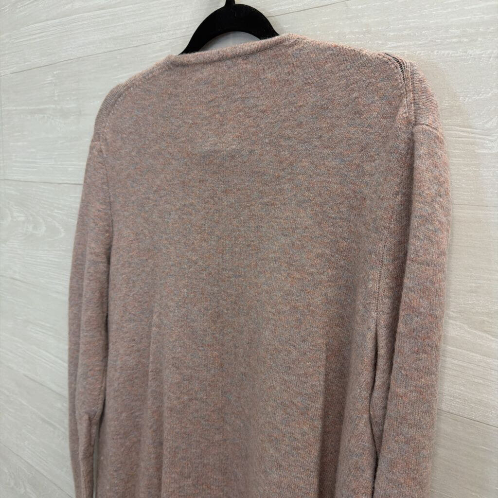 Madewell Long Cardigan Pinkish Extra Extra Small