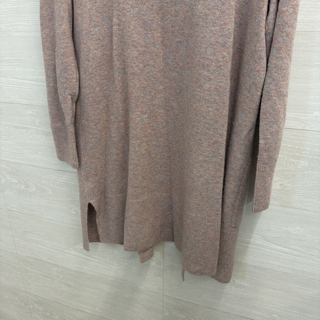 Madewell Long Cardigan Pinkish Extra Extra Small