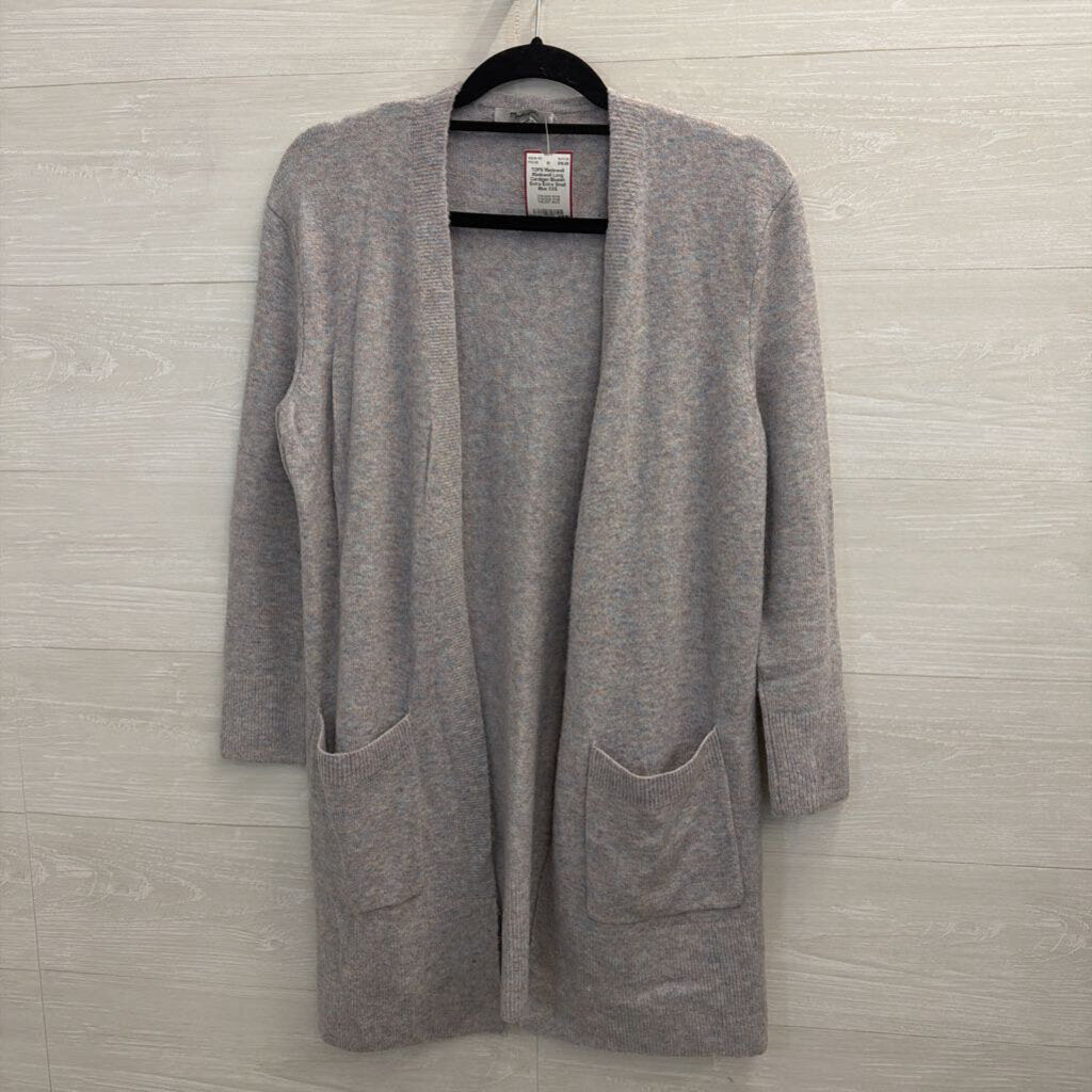 Madewell Long Cardigan Blueish Extra Extra Small