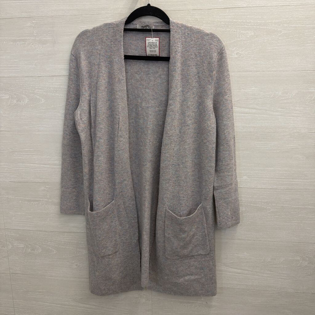 Madewell Long Cardigan Blueish Extra Extra Small