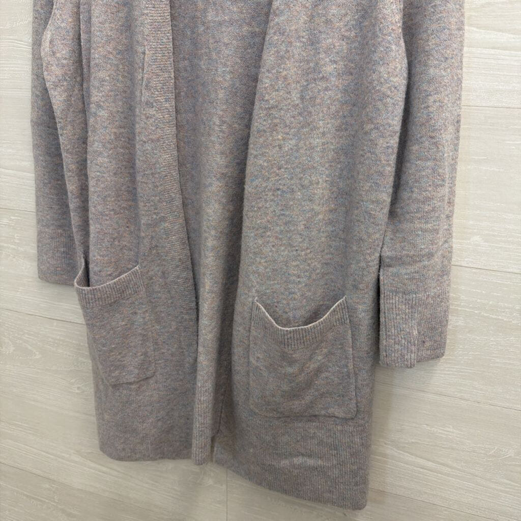 Madewell Long Cardigan Blueish Extra Extra Small