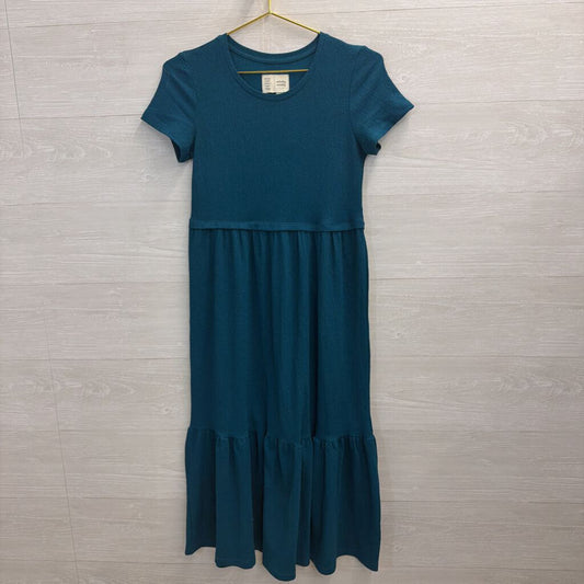 Anthropologie Tiered Short Sleeve Dress Extra Small