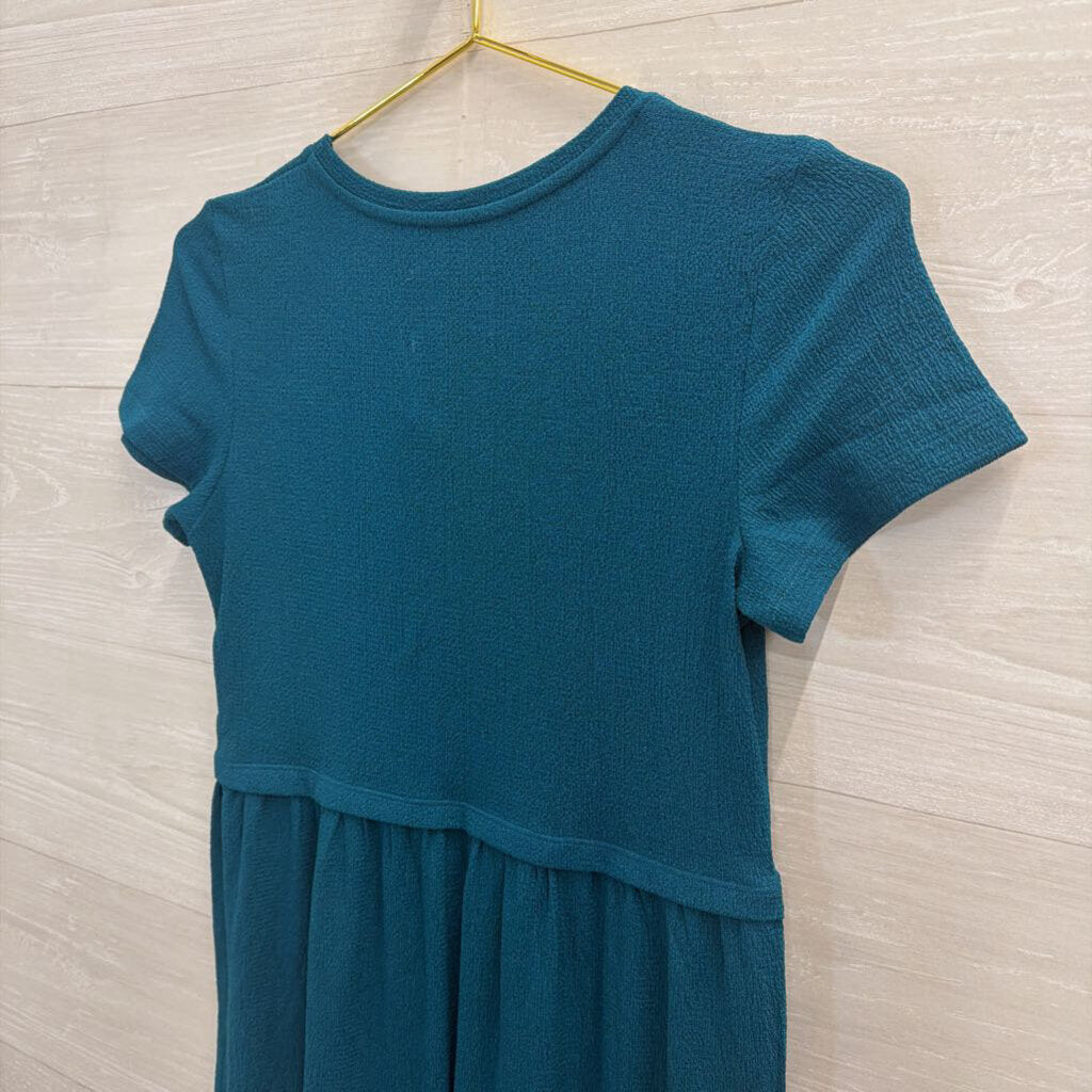 Anthropologie Tiered Short Sleeve Dress Extra Small
