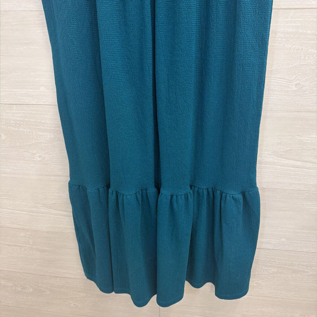 Anthropologie Tiered Short Sleeve Dress Extra Small
