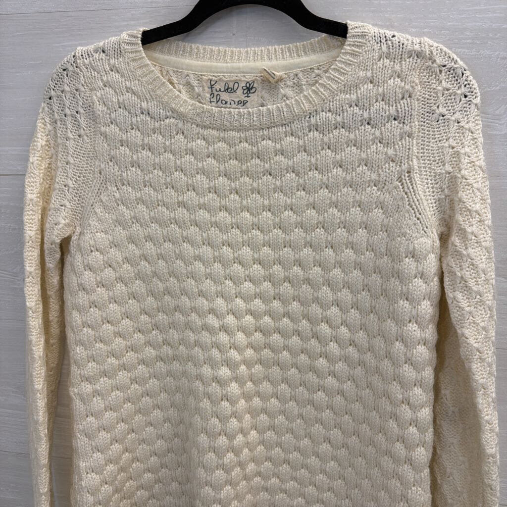 Cream Knit Sweater Extra Small